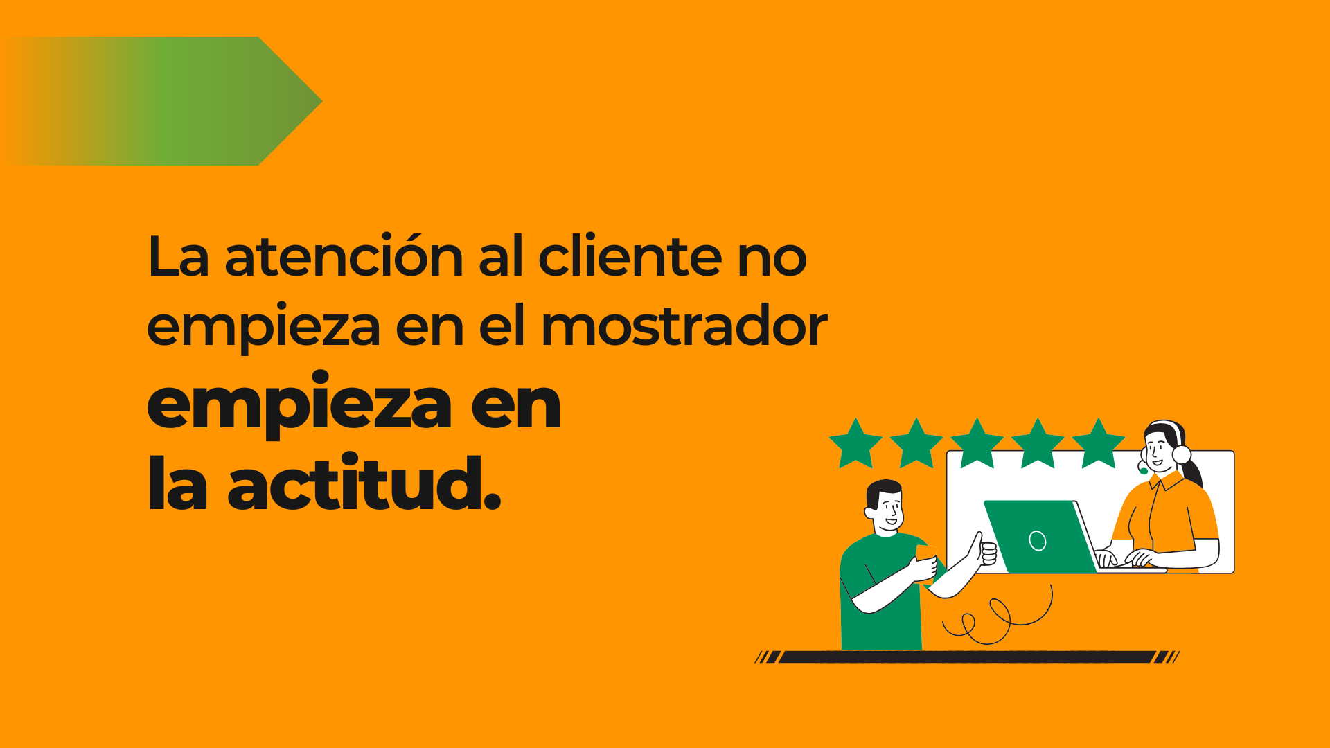 Actitud en atención al cliente