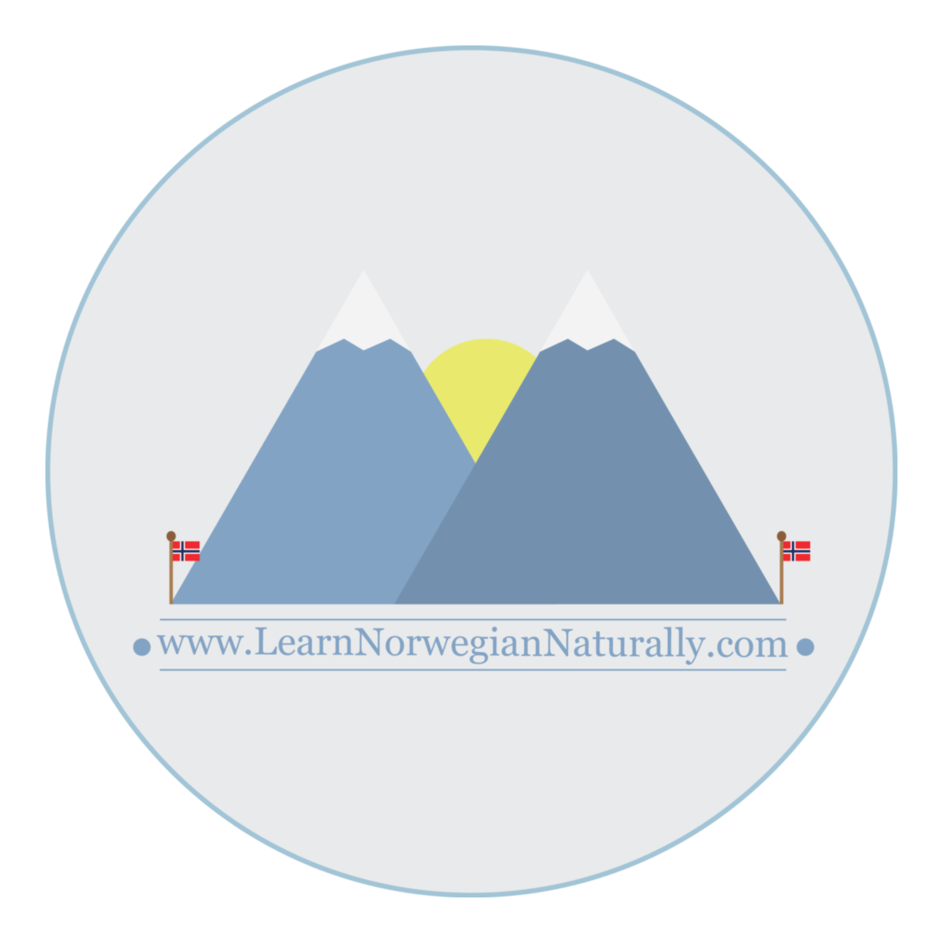 Learn Norwegian Naturally Logo