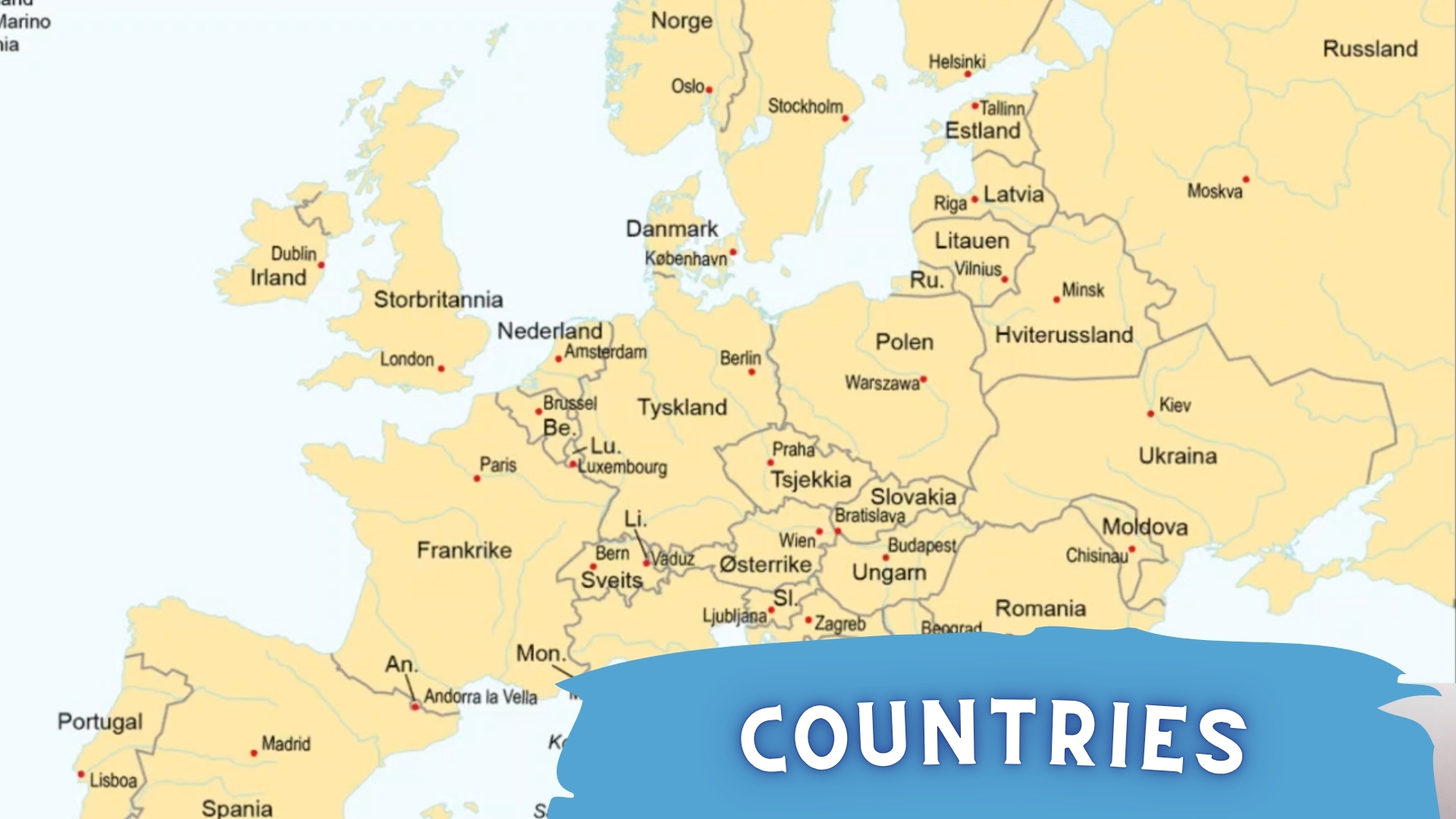 European Country Names