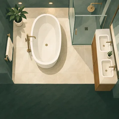 Conception de salle de bain