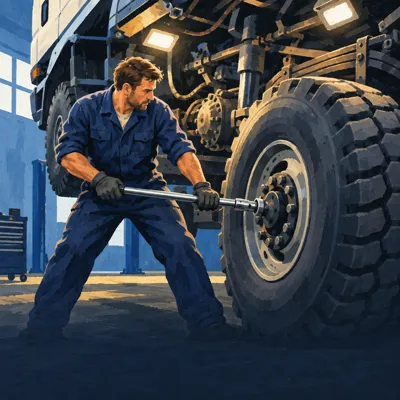 Maintenance des véhicules lourds