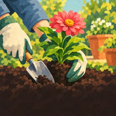 Gartenarbeit