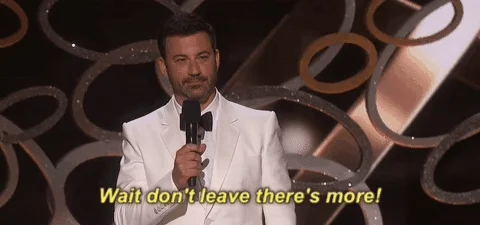 Jimmy Kimmel at an award show says, 