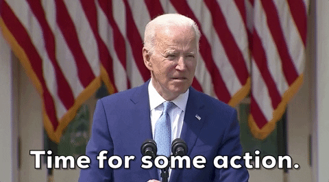 Joe Biden at the White House saying, 