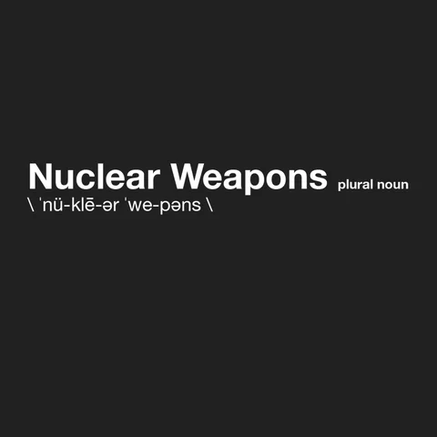 A definition of nuclear weapons that changes from 