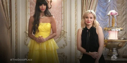 Eleanor from the Good Place saying “Pobody’s Nerfect”
