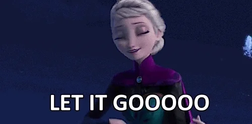 Elsa from Frozen sings, 