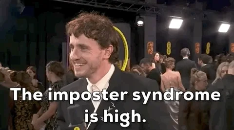 Paul Mescal tells an interviewer, "The imposter syndrome is high."
