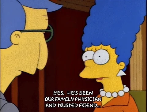 Marge Simpson says, 