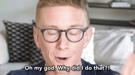 Tyler Oakley in one of his YouTube videos saying 