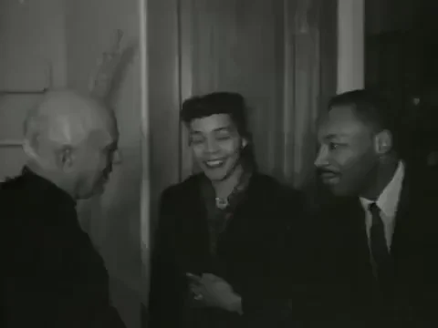 Dr. Martin Luther King, Jr and his wife, Coretta Scott King. 