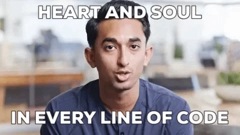 Engineering Coding saying 'Heart and soul in every line of code'.