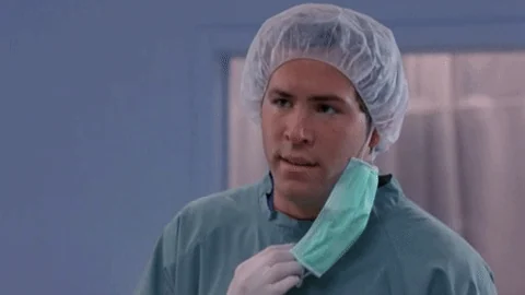 A surgeon asking, "But why?"