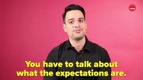 A man says, "You have to talk about what the expectations are, what the boundaries are."
