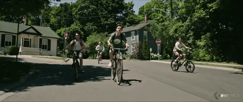 bicycle biking GIF by IT Movie