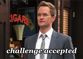 Barney from How I Met Your Mother saying his catchphrase, 