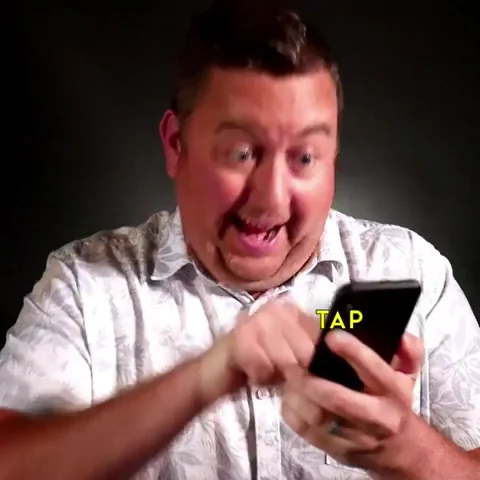 someone typing a quick response on their phone