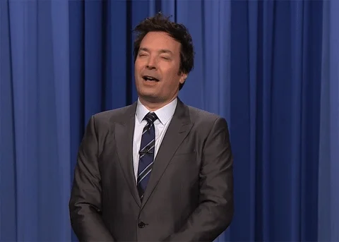 Jimmy Fallon saying, "I'll never forget that."