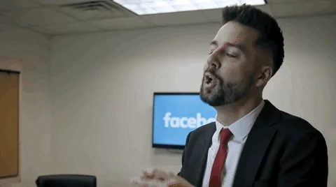 A man asking where did you get that? Fact Check Facebook GIF by John Crist Comedy