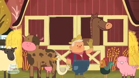 A farmer with his livestock