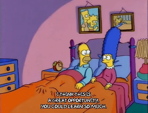 Marge says to Homer Simpson, 