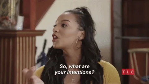 A woman asking a friend, 