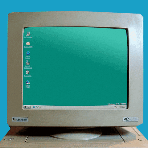 A computer screen with the pop-up message 