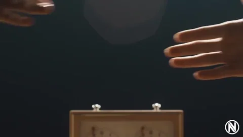 A handshake between two people.