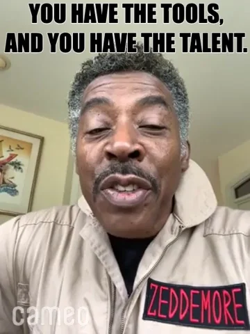 Ernie Hudson from Ghostbusters says, 
