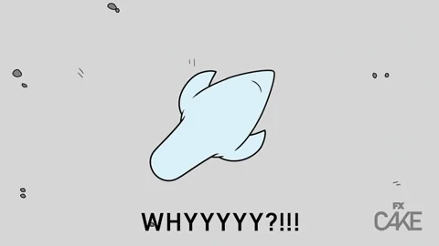 A cartoon pigeon screams, 