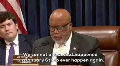 A congressional chairman says, 'We cannot allow what happened on January 6th to ever happen again.'