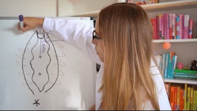 A person drawing a diagram of the stomata as an active study technique.