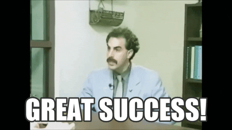 Borat saying,