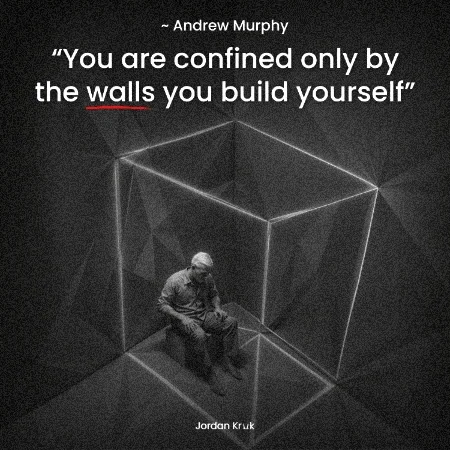 A quote saying: 