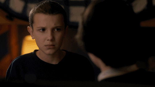 Mike from Stranger things telling Eleven: 'A promise means something that you can't break.'