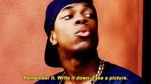 Chris Tucker says, 'Remember it. Write it down. Take a picture.'