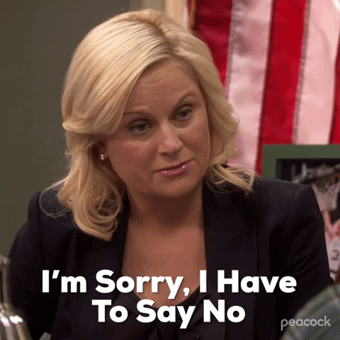 Leslie from Parks and Rec saying 