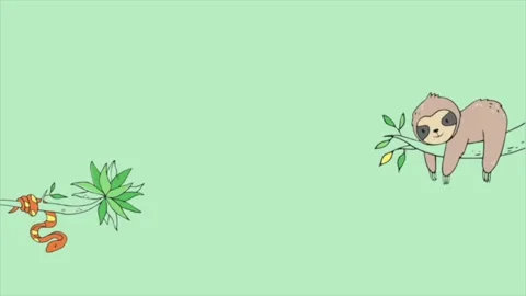 An animation showing different ecosystems (desert, arctic, rainforest, savannah).