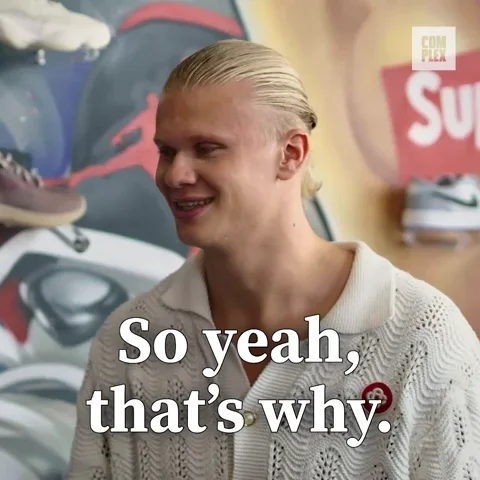 Man shrugging and saying