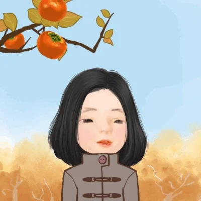 A cartoon that shows an apple falling on a person's head. 