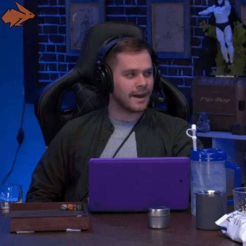 A podcast host saying, 