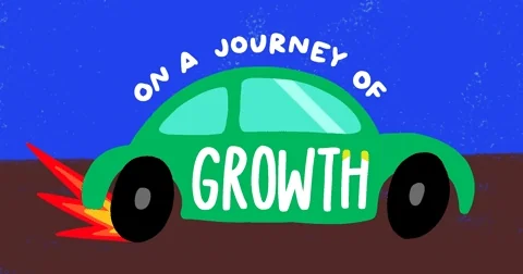 A car fuelling forward with 