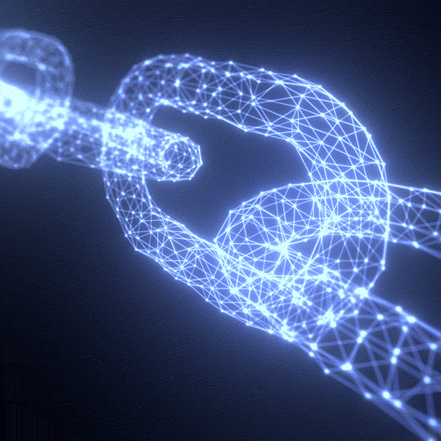 A chain which is representing the connection between various blocks within a blockchain.