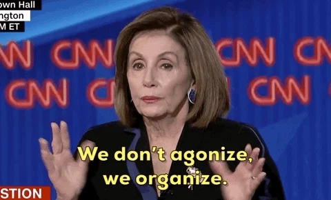 Nancy Pelosi saying, 
