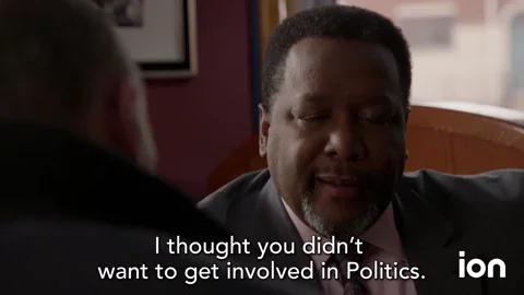 A man saying, 