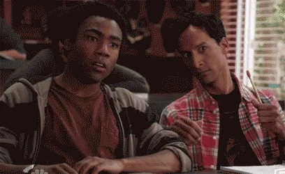 Troy and Abed from Community - Special greeting GIF