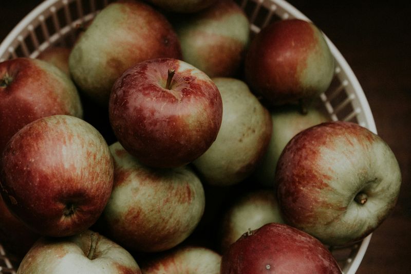 A basket of apples.