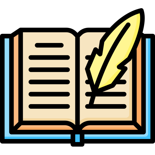 Book and quill Icon