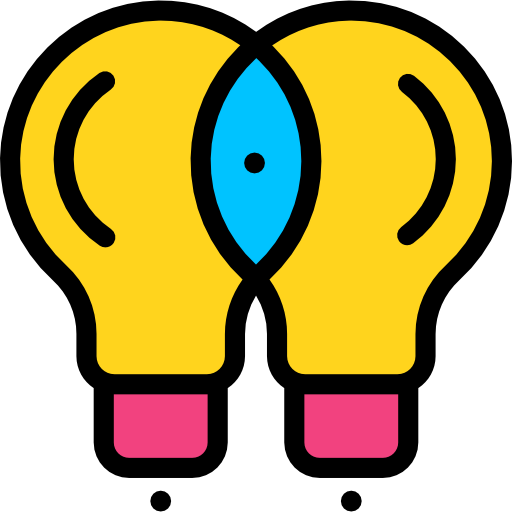 Double lightbulb icon