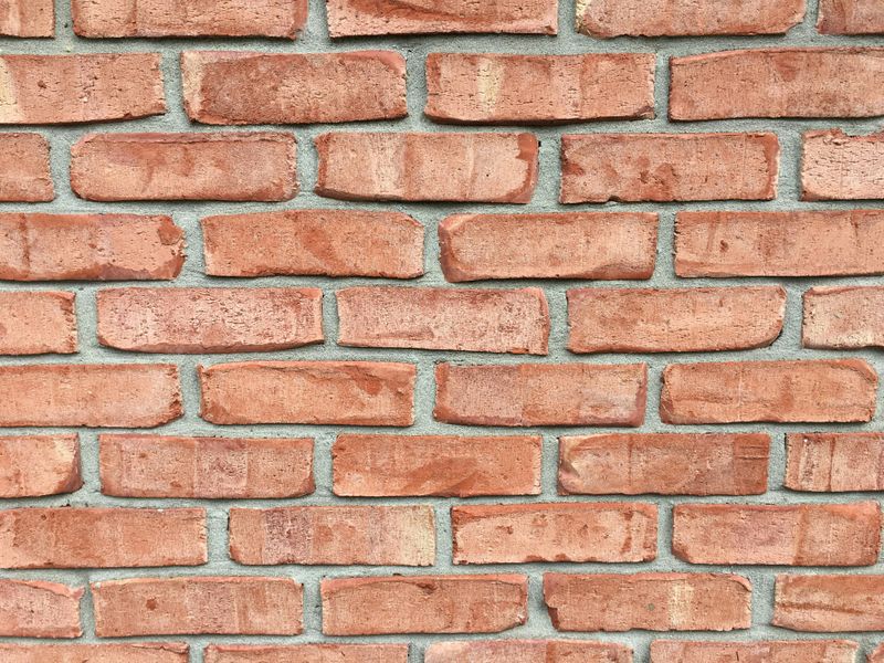 A brick wall.